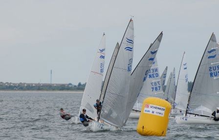  2009 Finn Gold Cup World Championship Regatta on now in Denmark